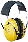 3M Peltor Optime I Ohrenschützer H510A, leichter Gehörschutz mit weichen Kissen, Gehörschutz gegen Geräuschpegel im Bereich von 87-98 dB (SNR 27dB), gelb, 1er Pack (Verpackung kann variieren