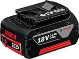 Bosch Professional GBA 18 V 3,0 Ah M-C, 18 V Akkuspannung, 3 Ah Akkukapazität, 600 g Gewicht
