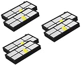 Kniwelshop 6 Pack HEPA Filter kompatibel mit iRobot Roomba der 800 / 900er Serie (860, 866, 870, 871, 880, 886, 890, 960, 966, 970, 980, 990