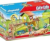 PLAYMOBIL City Life 70281 Abenteuerspielplatz mit Kletterwand, Reifenschaukel und Rutsche, Ab 4 Jahre(*)