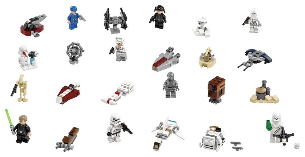 Lego Star Wars 75146 Adventskalender 2016 EAN 5702015593953 Inhalt
