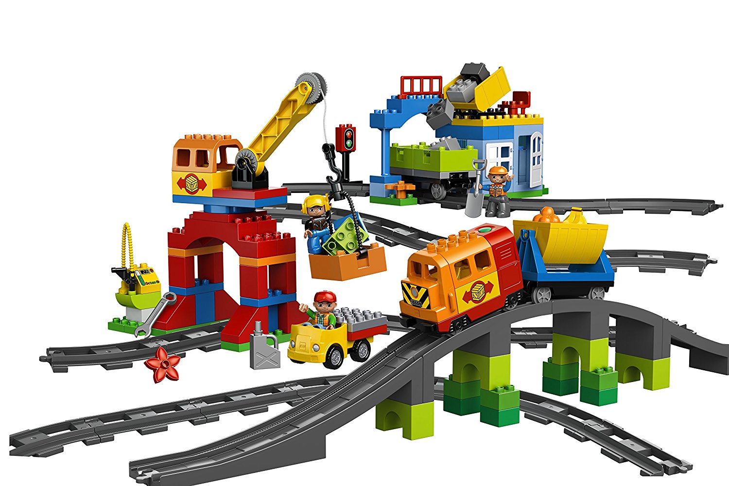 Lego Duplo 10508 - Eisenbahn Superset Inhalt des Deluxe Trains (2013)