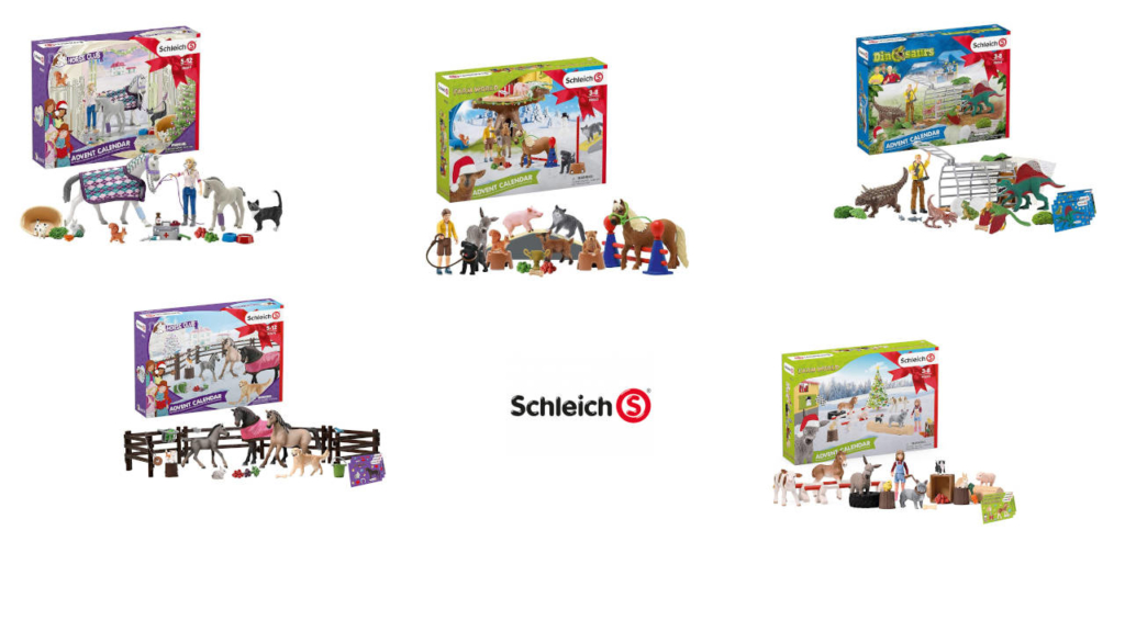 Schleich Adventskalender - die schönste Kalender von Schleich der letzten 5 Jahre