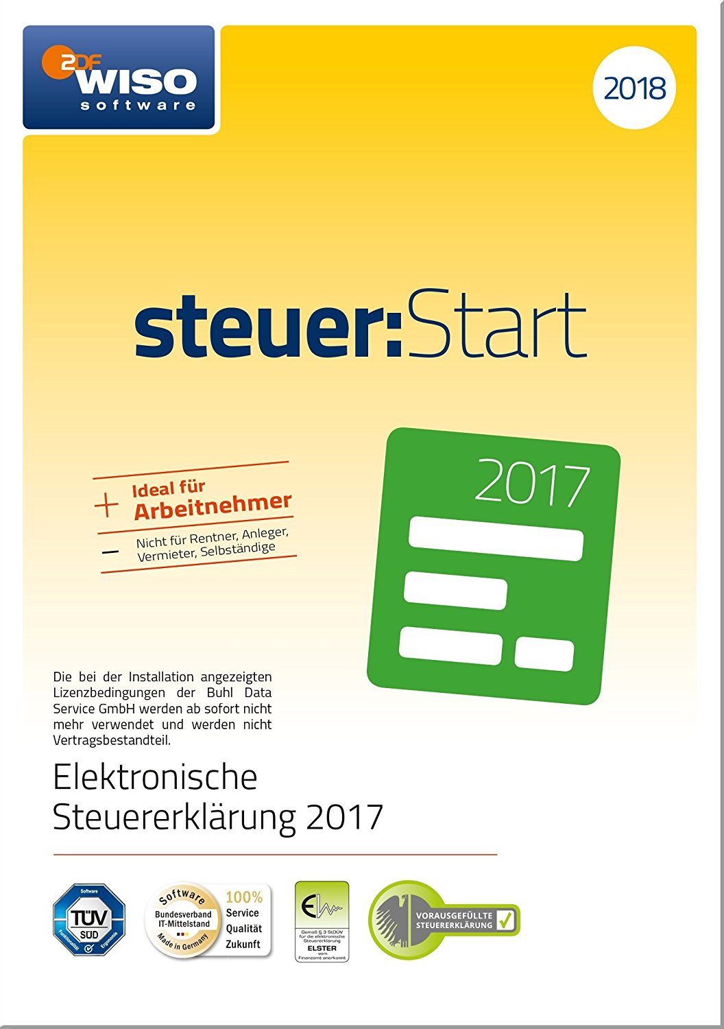 Bestseller Software Steuern