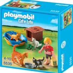 Playmobil 5535 Katzenfamilie mit Körbchen