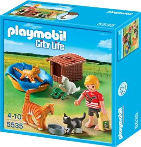 Playmobil 5535 Katzenfamilie mit Körbchen