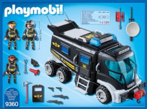 Playmobil 9360 SEK-Truck mit Licht und Sound Inhalt