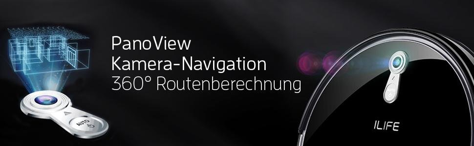 ILIFE Robot A8 Saugroboter 360° Routenberechnung