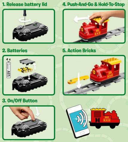 Lego 10874 - 4x AAA Batterien sind notwendig