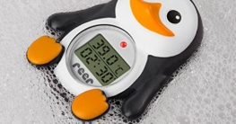 reer 24041 Digitales Badethermometer Pinguin