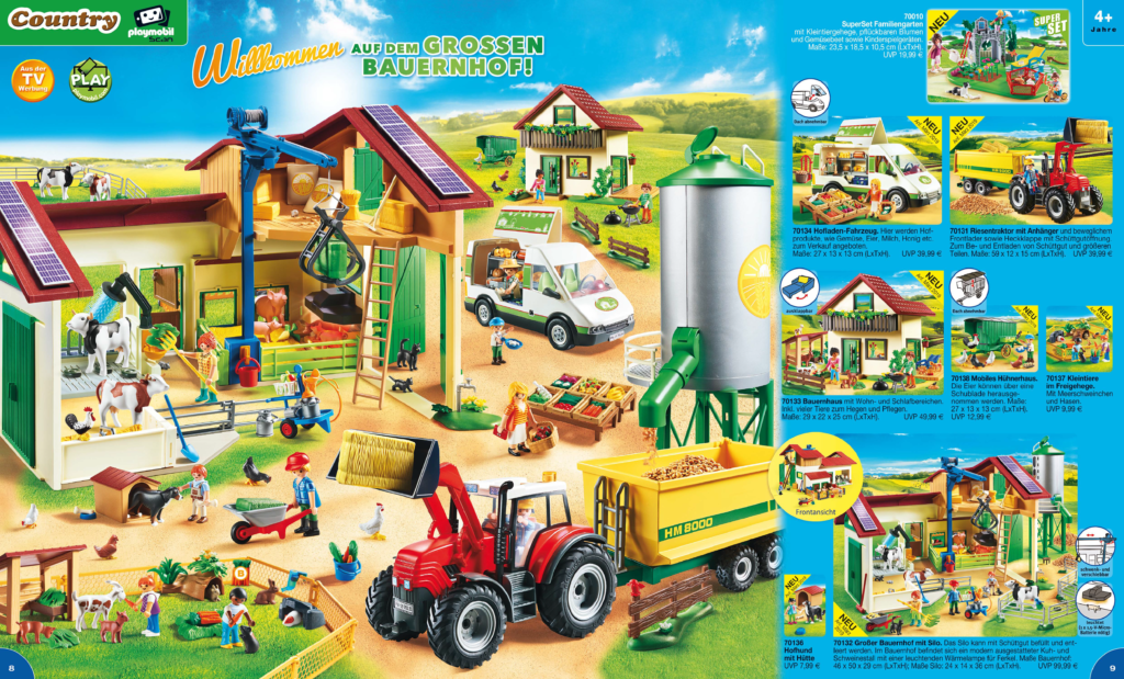 playmobil katalog neuer grosser bauernhof