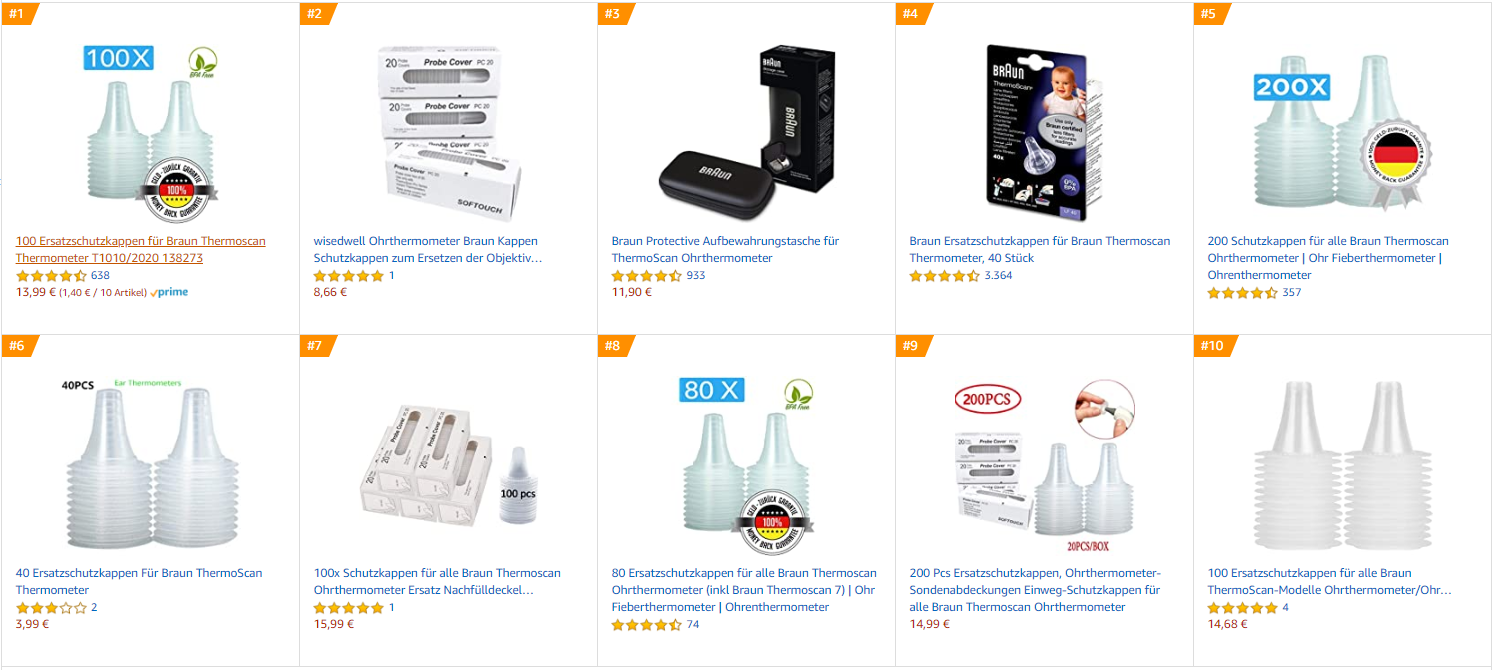 Braun Thermoscan LF20 LF40 Alternativen » testsiegervergleiche.de