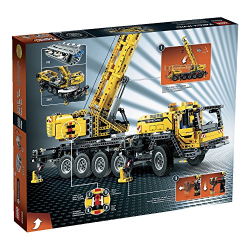 LEGO 42009 - die Rückseite des Kartons mit Ansicht der Funktionen