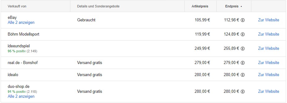 Lego 10508 - Preisvergleich von Google