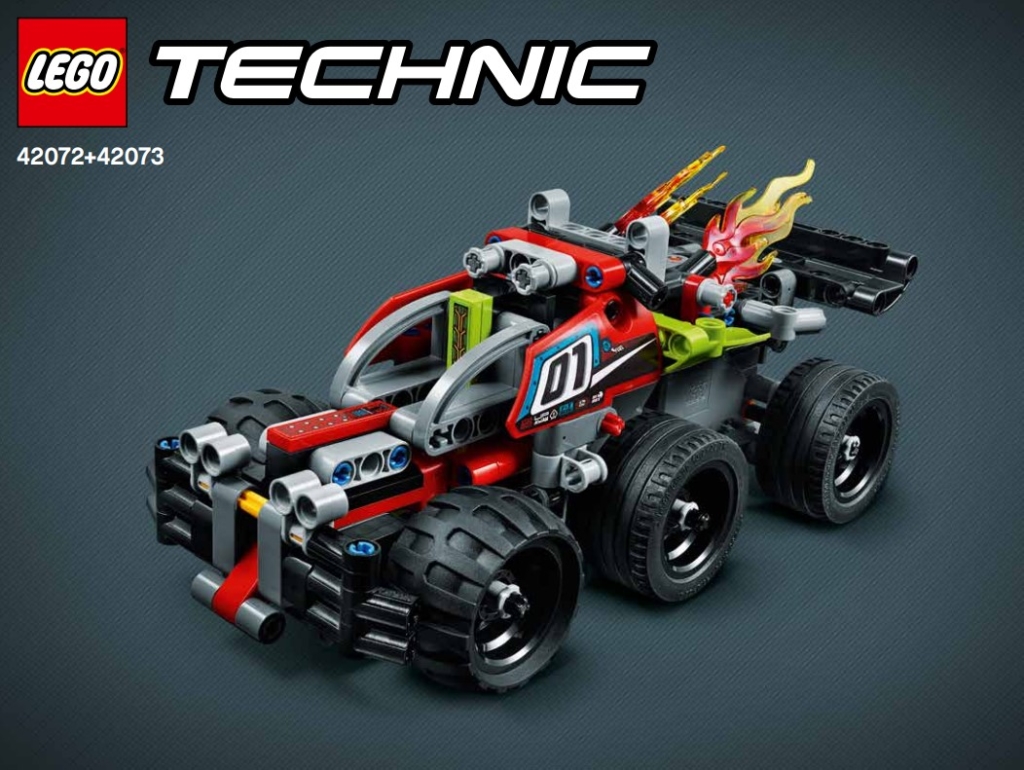 LEGO 42073 - das B-Modell in der Kombination mit Lego 42072