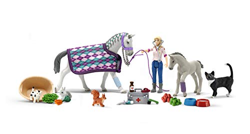 Schleich 98269 Inhalt Pferde, Tiere und Menschen