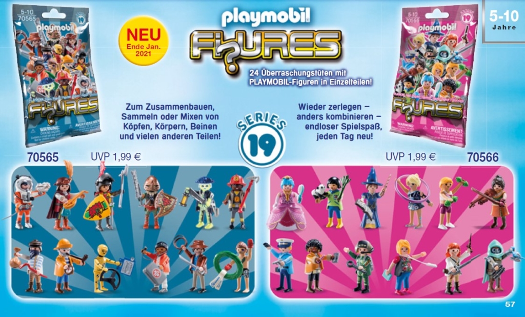 Playmobil Figures Neuheiten: Series 19 ab Ende Januar 2021